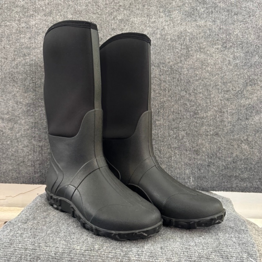Itasca Men Black Rubber Neoprene Waterproof Outdoor Hunting Rain Boots Size 12 - Picture 3 of 10